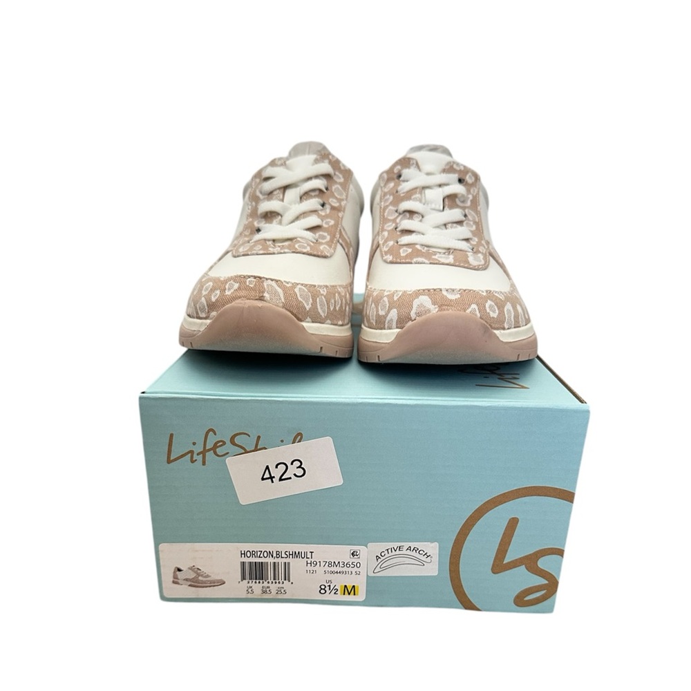 LIFE STRIDE Women’s Horizon Slip-On Athletic Shoes Leopard Pink White Size 8.5 - Picture 5 of 11
